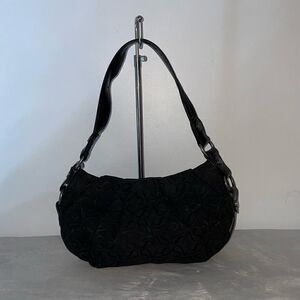 Simply Vera Vera Wang Shoulder Canvas Bag Black Medium